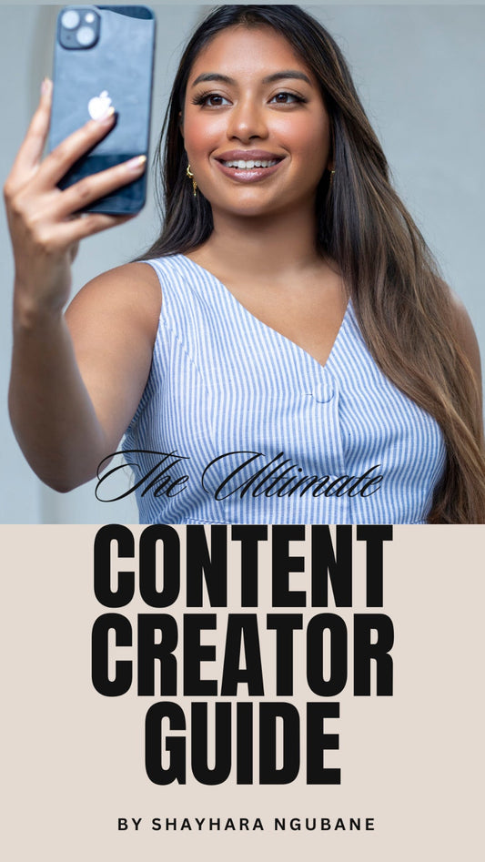 The Ultimate Content Creator Guide + 30 min 1 on 1 consult call with Shayhara